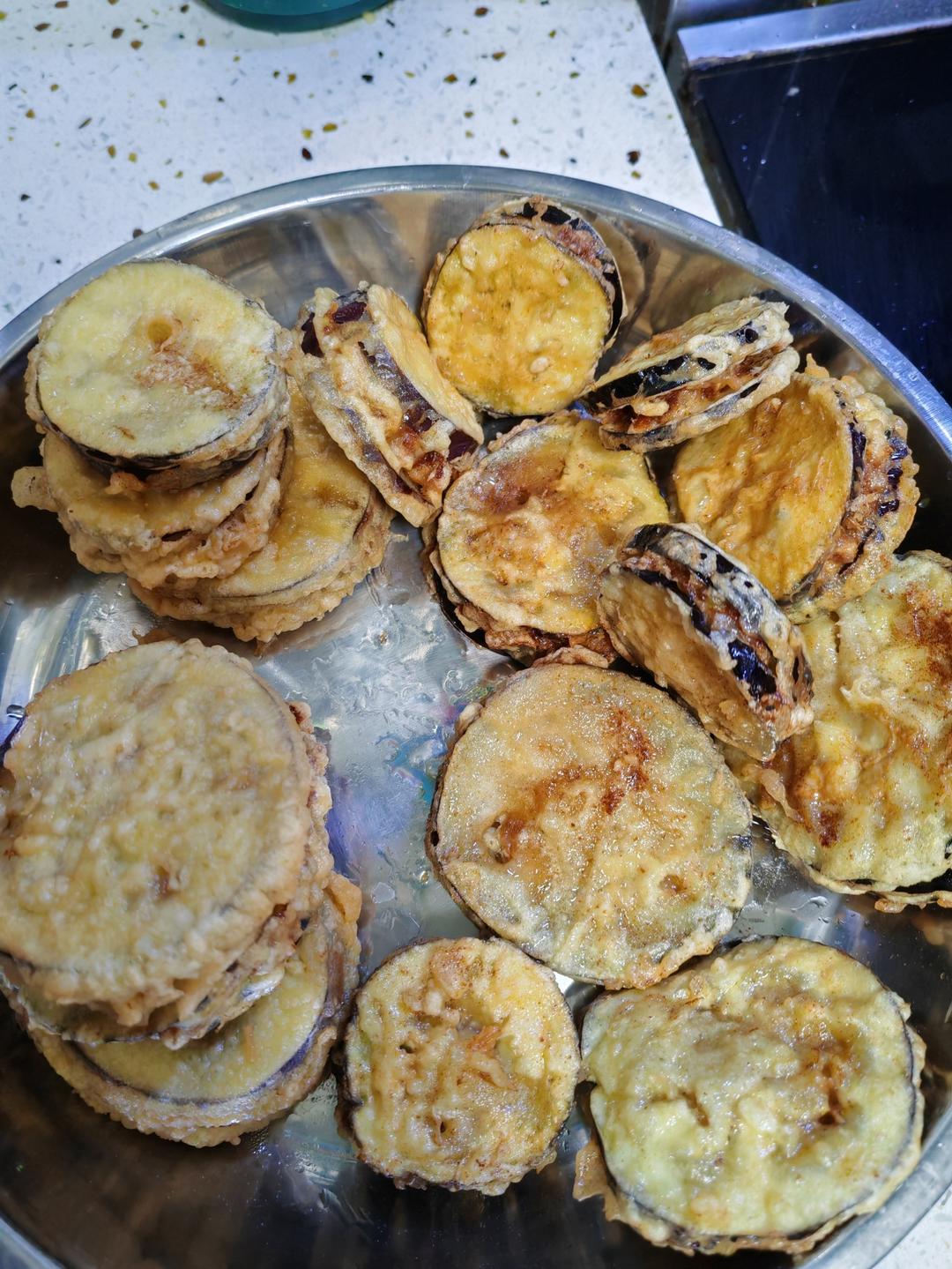 酥炸茄盒￨外酥里嫩