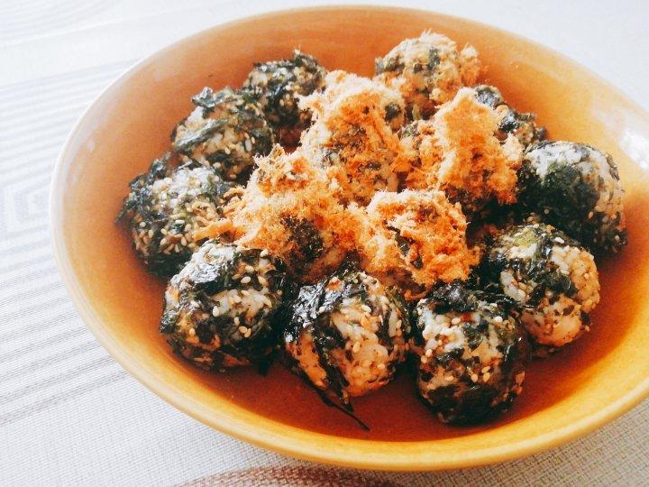 韩式金枪鱼海苔拌饭～饭团