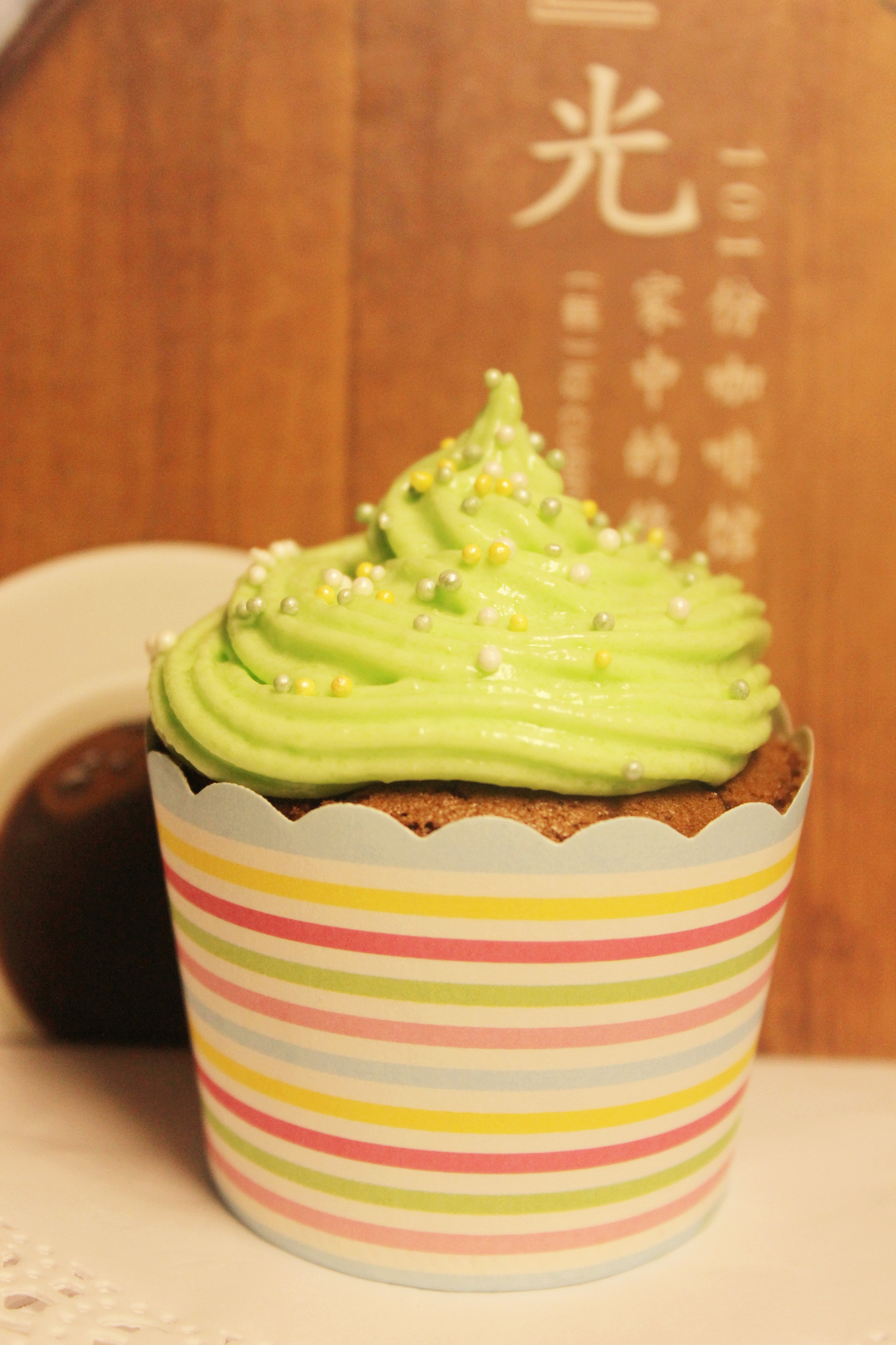 巧克力翻糖纸杯蛋糕cupcake