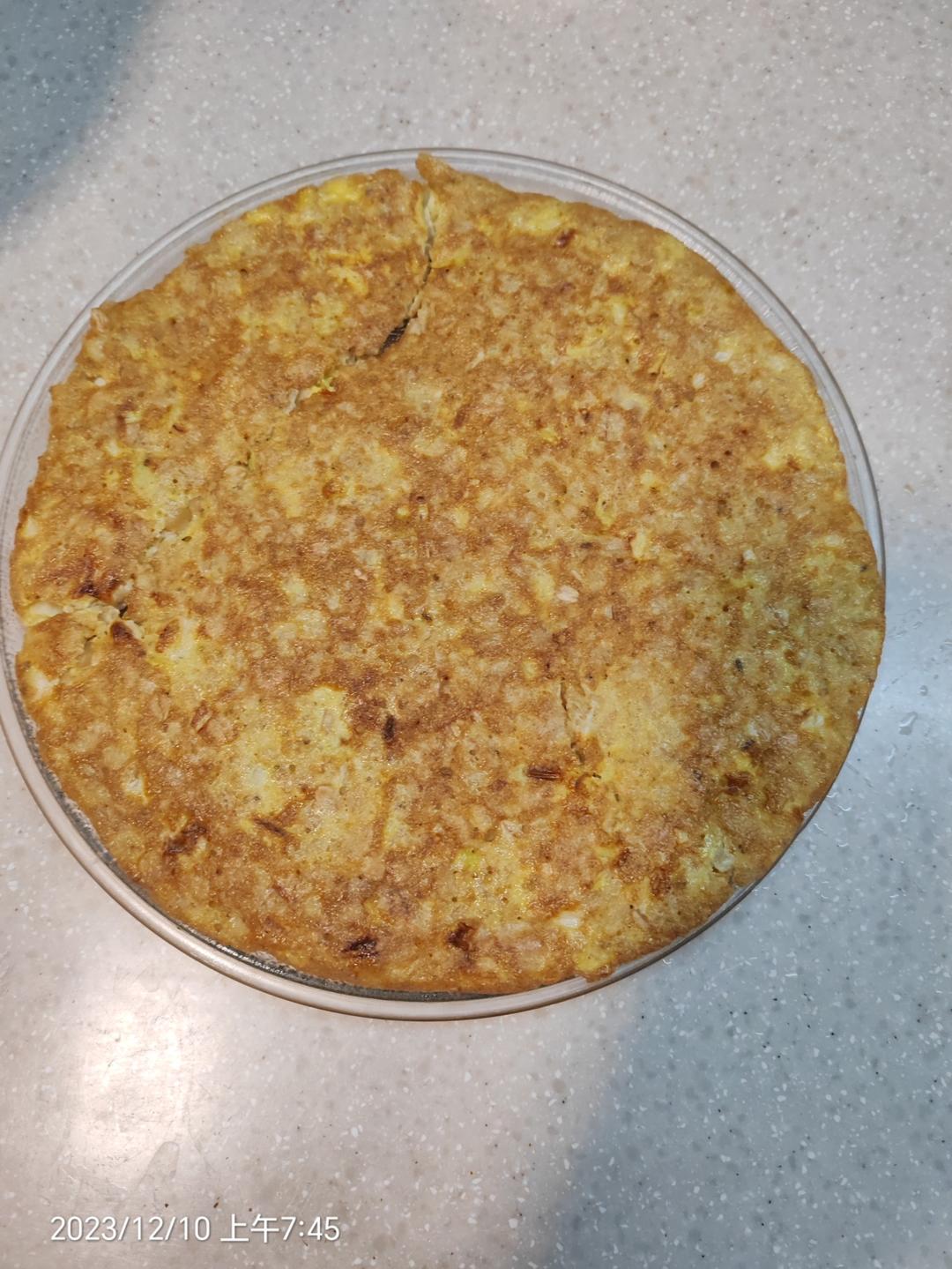 燕麦鸡蛋饼~快手早餐