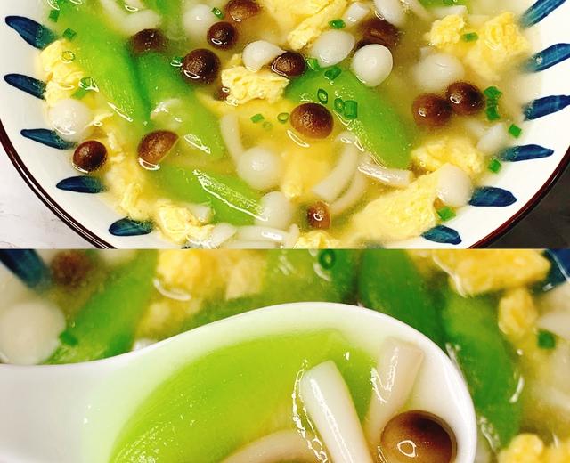 汤鲜味美！巨好喝的丝瓜菌菇汤的做法