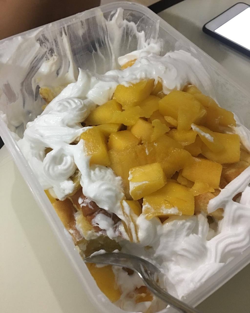 奶油芒果蛋糕盒