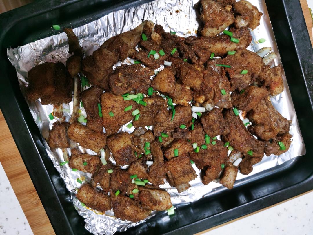 烤羊排骨（不膻很香脆）