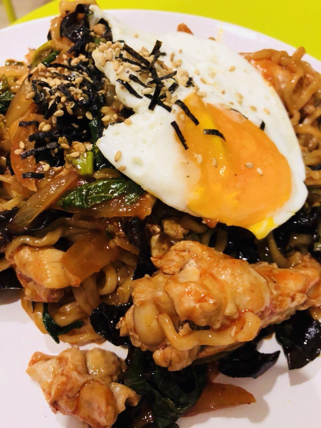 自制火鸡面