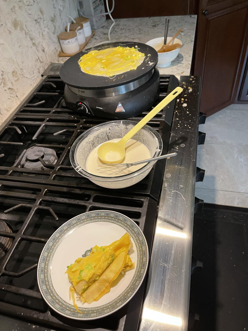 手不粘面轻松搞定早餐鸡蛋饼 省时省力 柔软又劲道 附细节视频详解