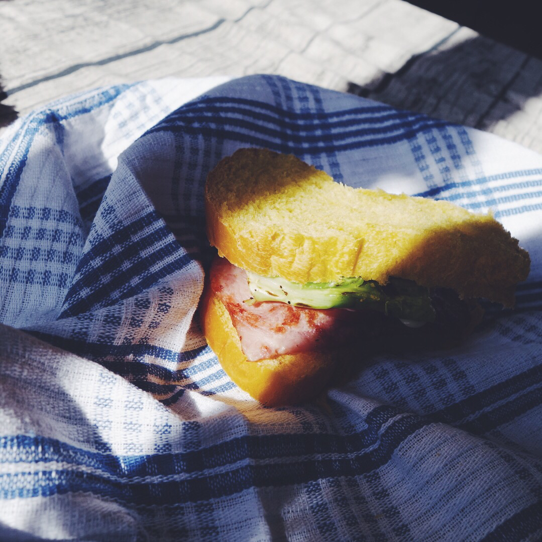 火腿芝士三明治