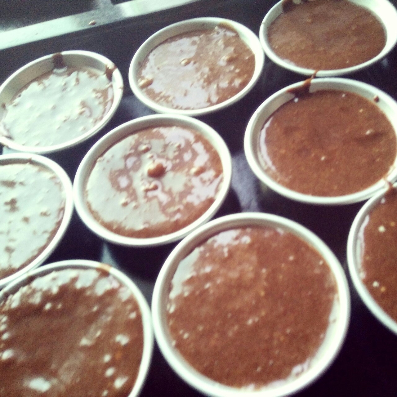 给妹子群的巧克力熔岩蛋糕