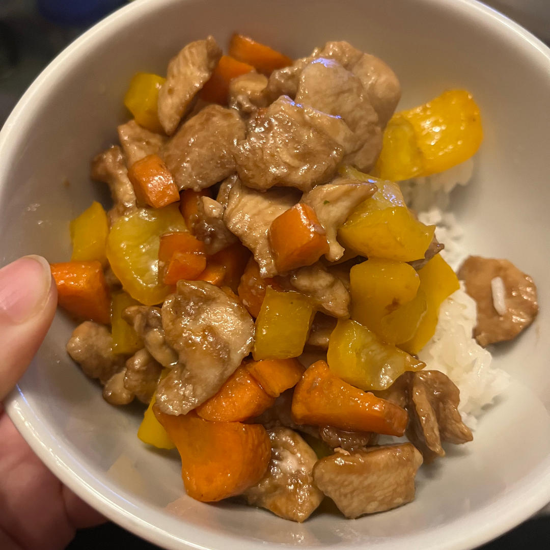 青椒炒鸡腿肉（大厨级别）