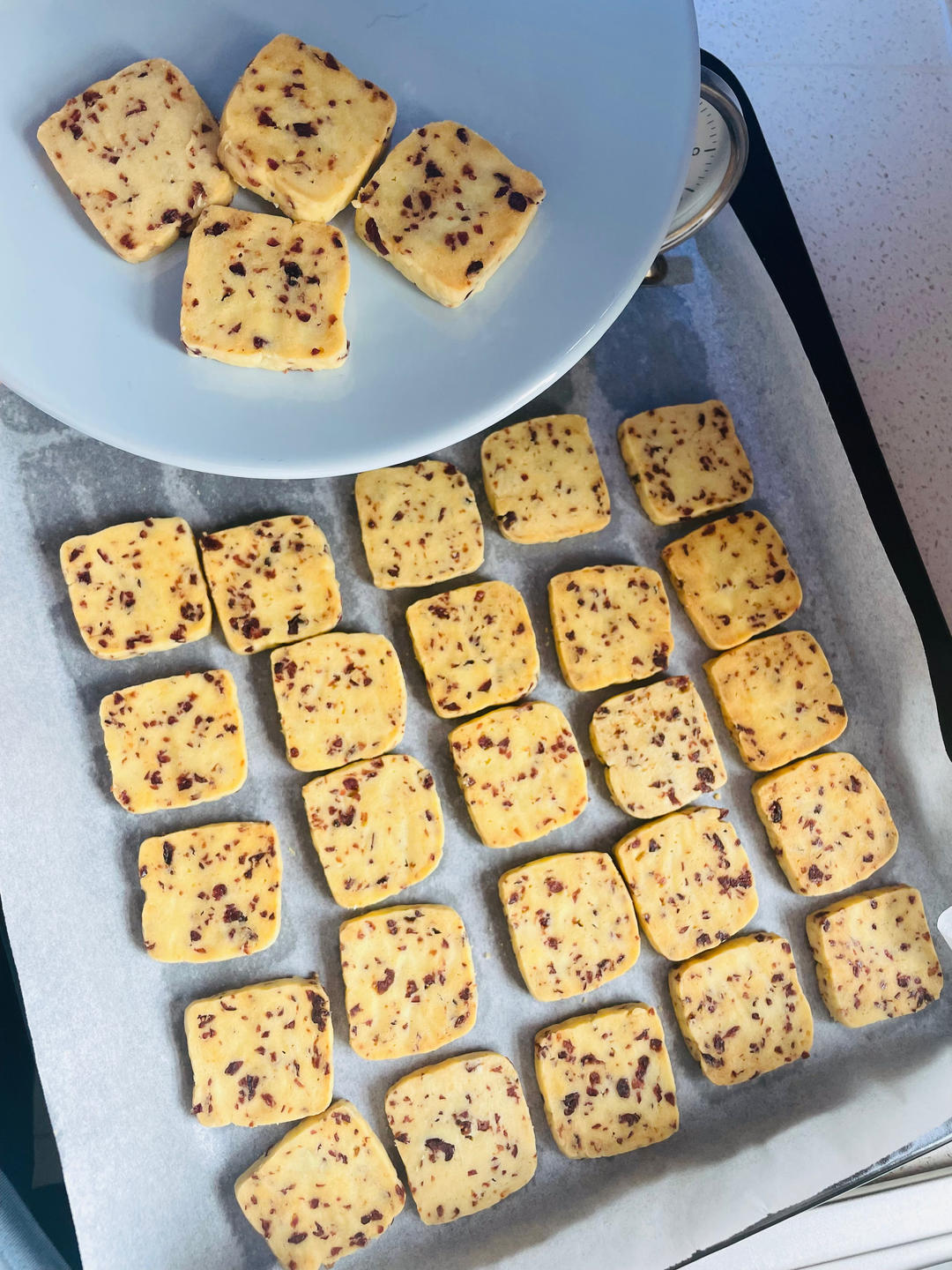 蔓越莓曲奇饼干 最最最简单的黄油饼干