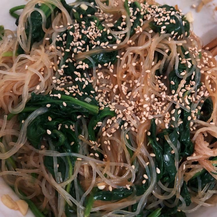 tiger 妈咪夏日凉菜之菠菜拌粉丝