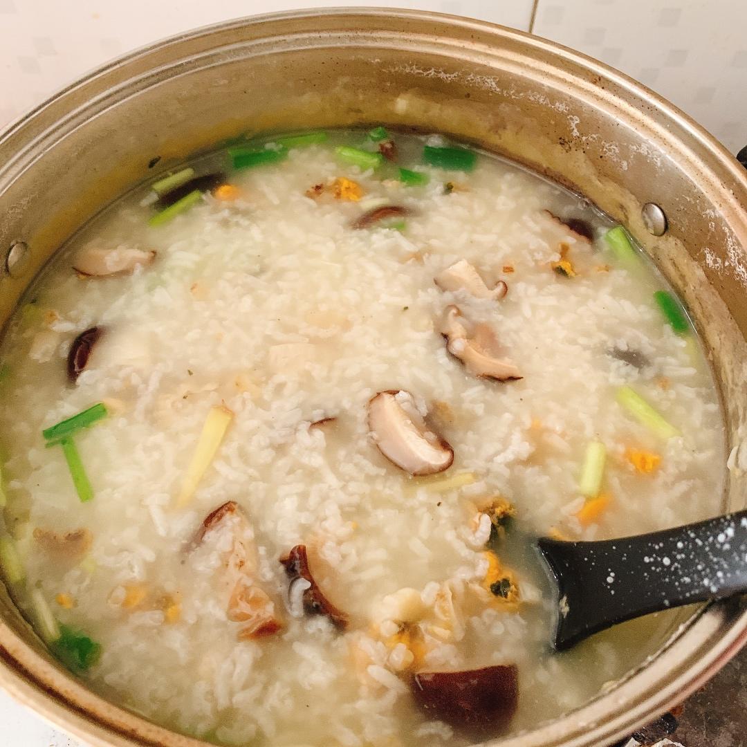 扇贝海鲜粥