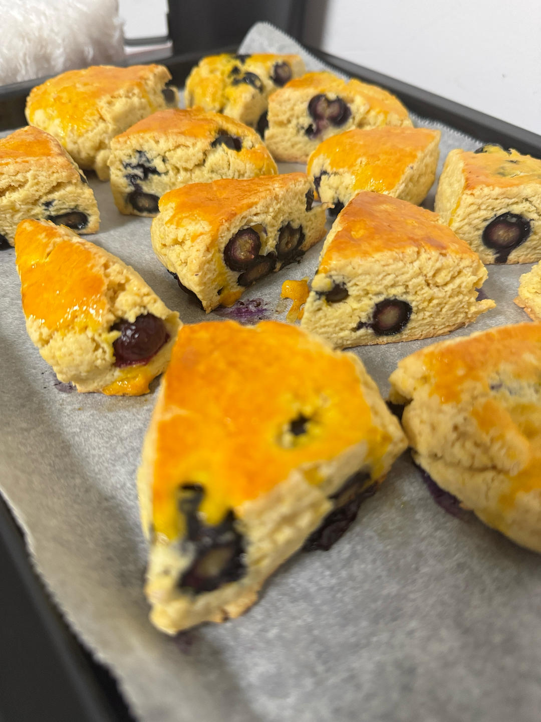 【爆浆蓝莓】司康烘焙新手必做不用发酵不用打发超级简单快速