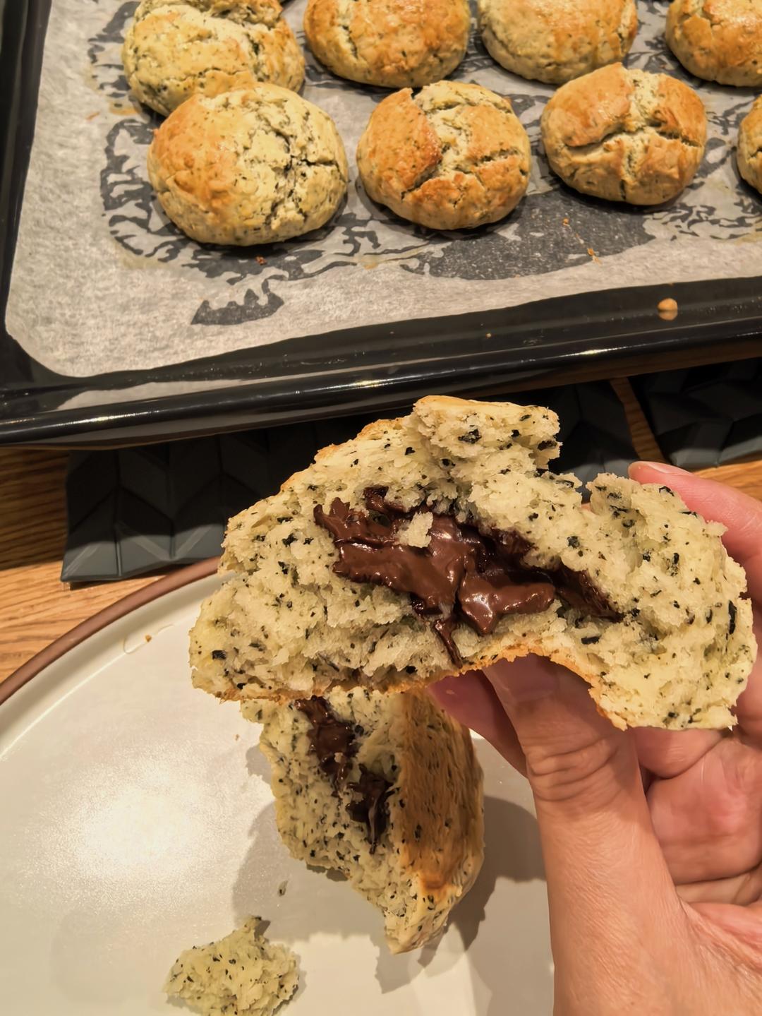 日式黑巧伯爵茶司康