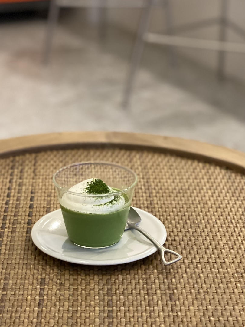 抹茶奶冻