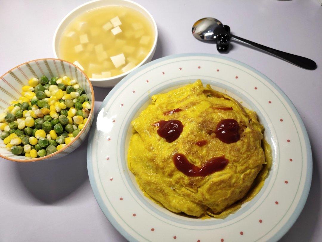 简单日式蛋包饭