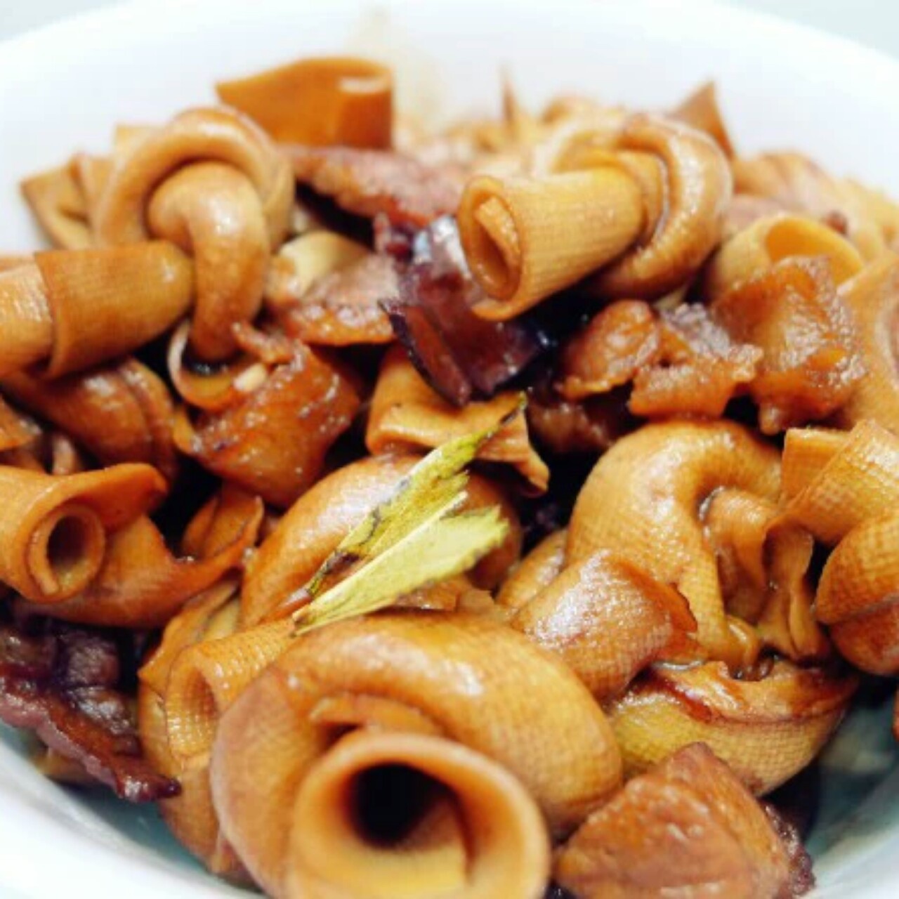 千张结烧肉