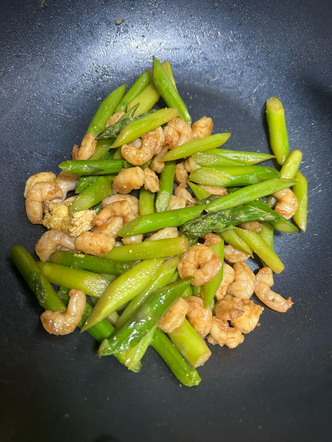 芦笋炒虾仁
