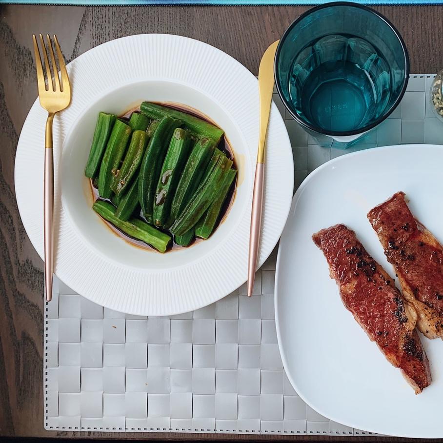 凉拌秋葵