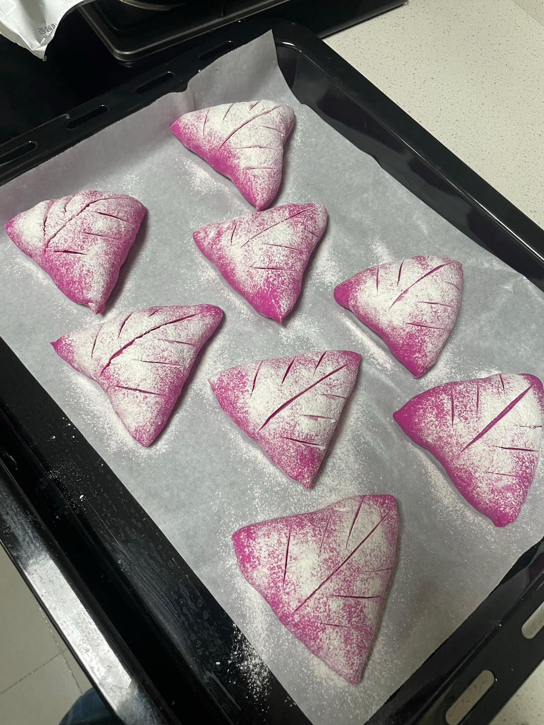 奈雪同款火龙果乳酪软欧包