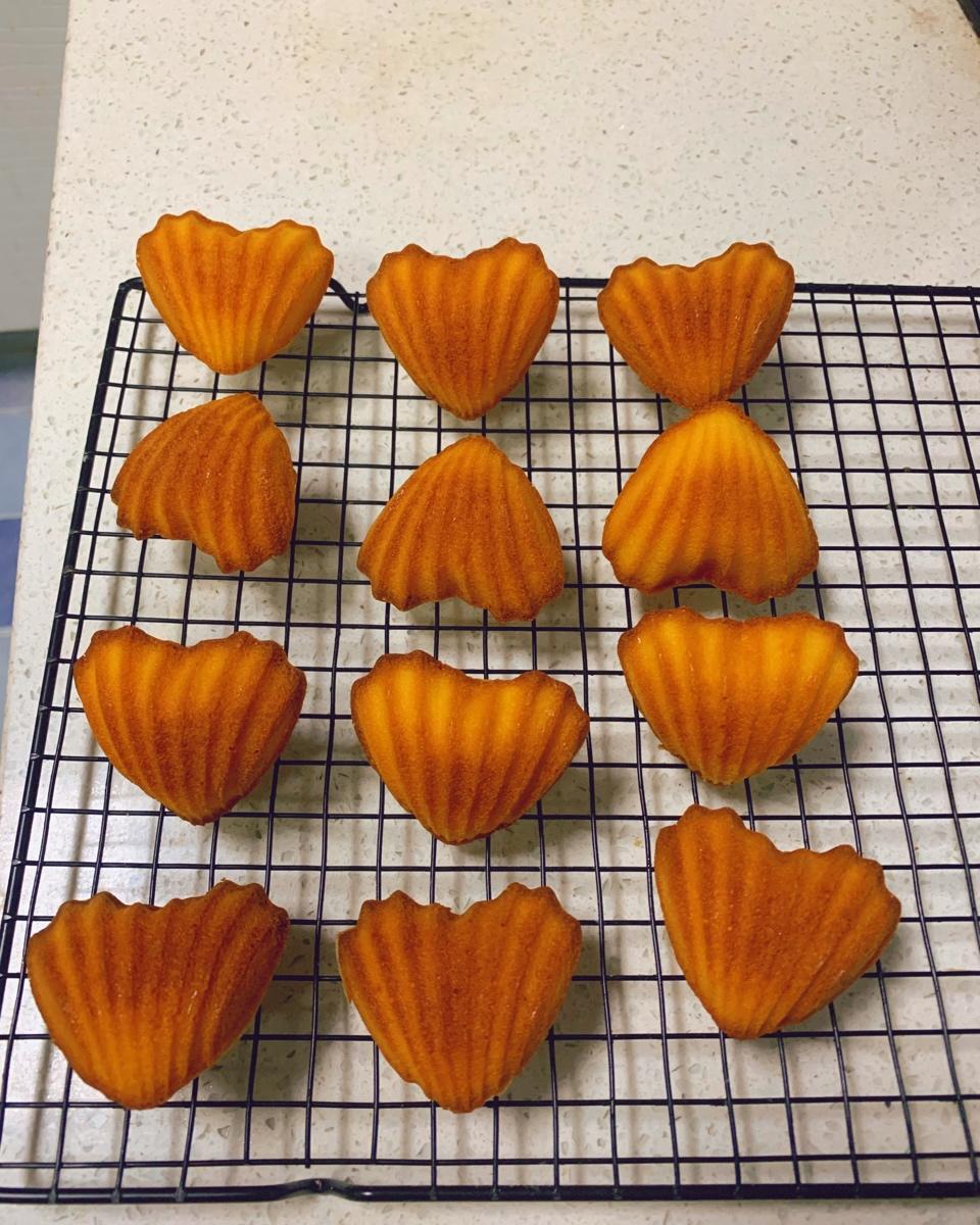 【百香果玛德琳】原来排队买都买不到的网红玛德琳这么简单！