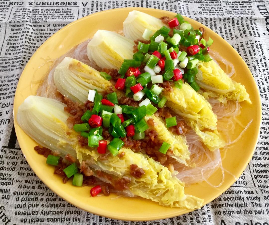 蒜蓉粉丝蒸娃娃菜