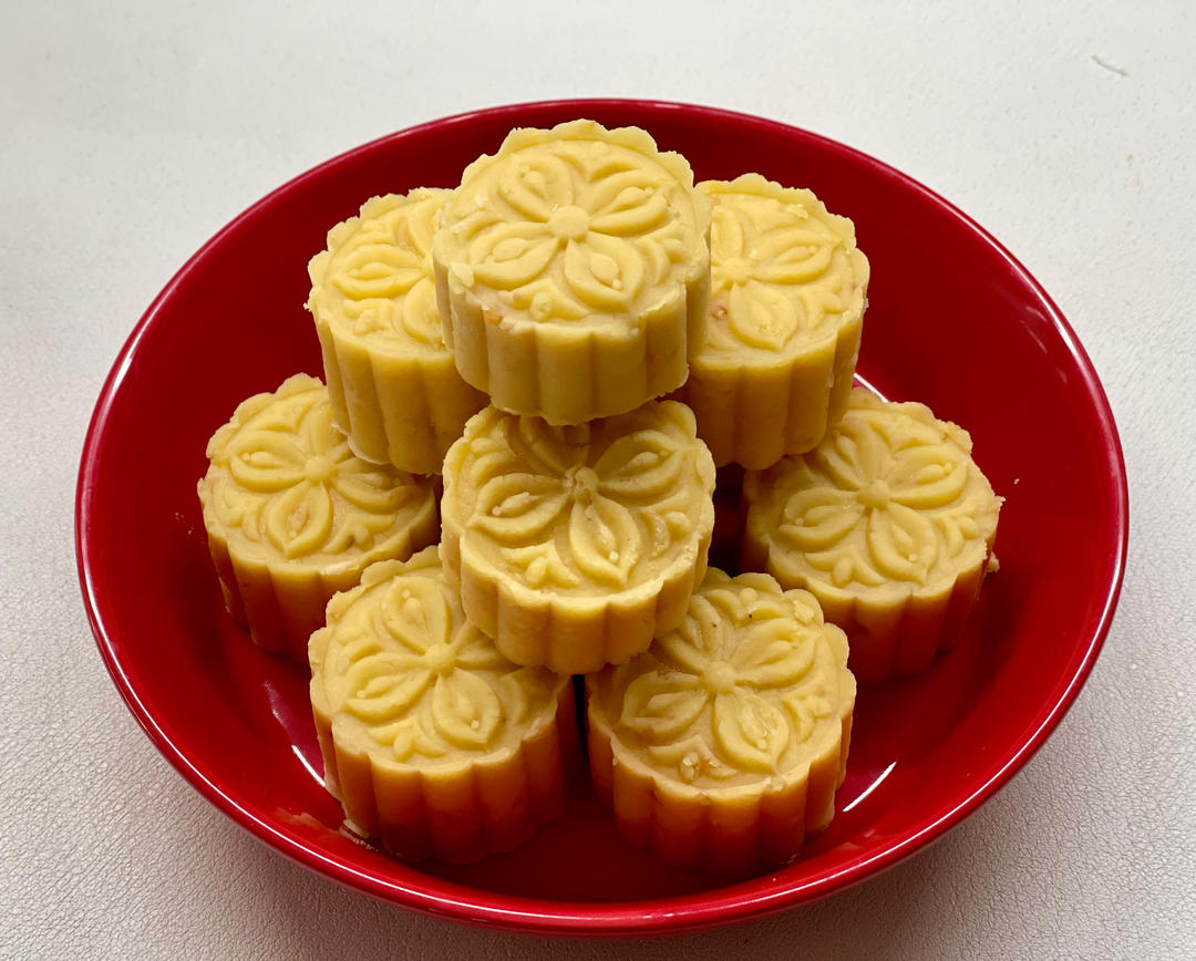 奶香绿豆糕（无豆腥味，超快手不麻烦）