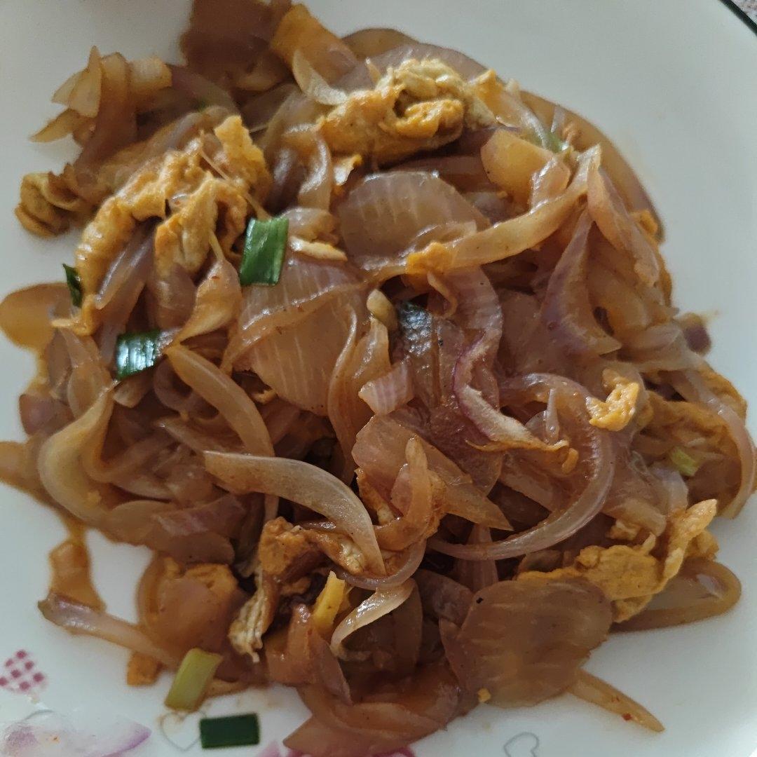 洋葱炒鸡蛋