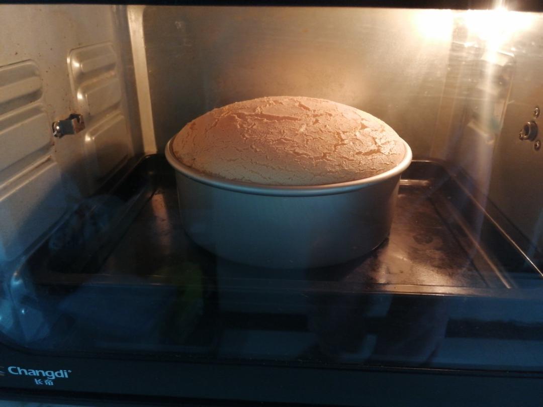 八寸戚风蛋糕（生日蛋糕坯）附六寸配单