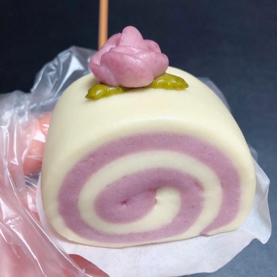 颜值担当：紫薯双色馒头