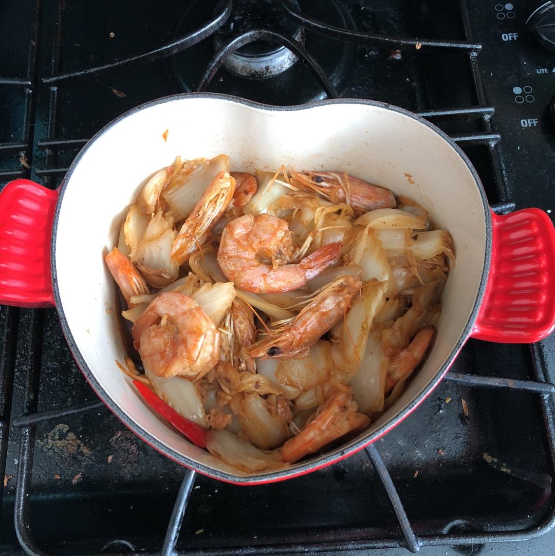 大白菜炖虾