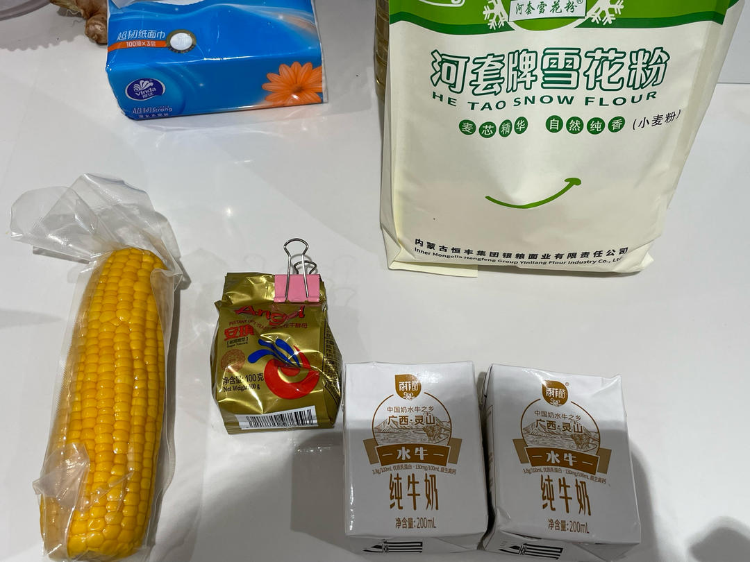 纯奶手撕吐司的做法 步骤1