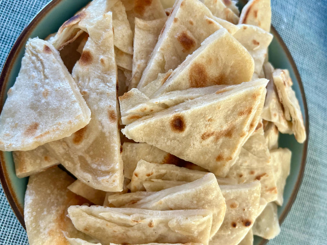 鱼头泡饼的泡饼～超简单，超好吃