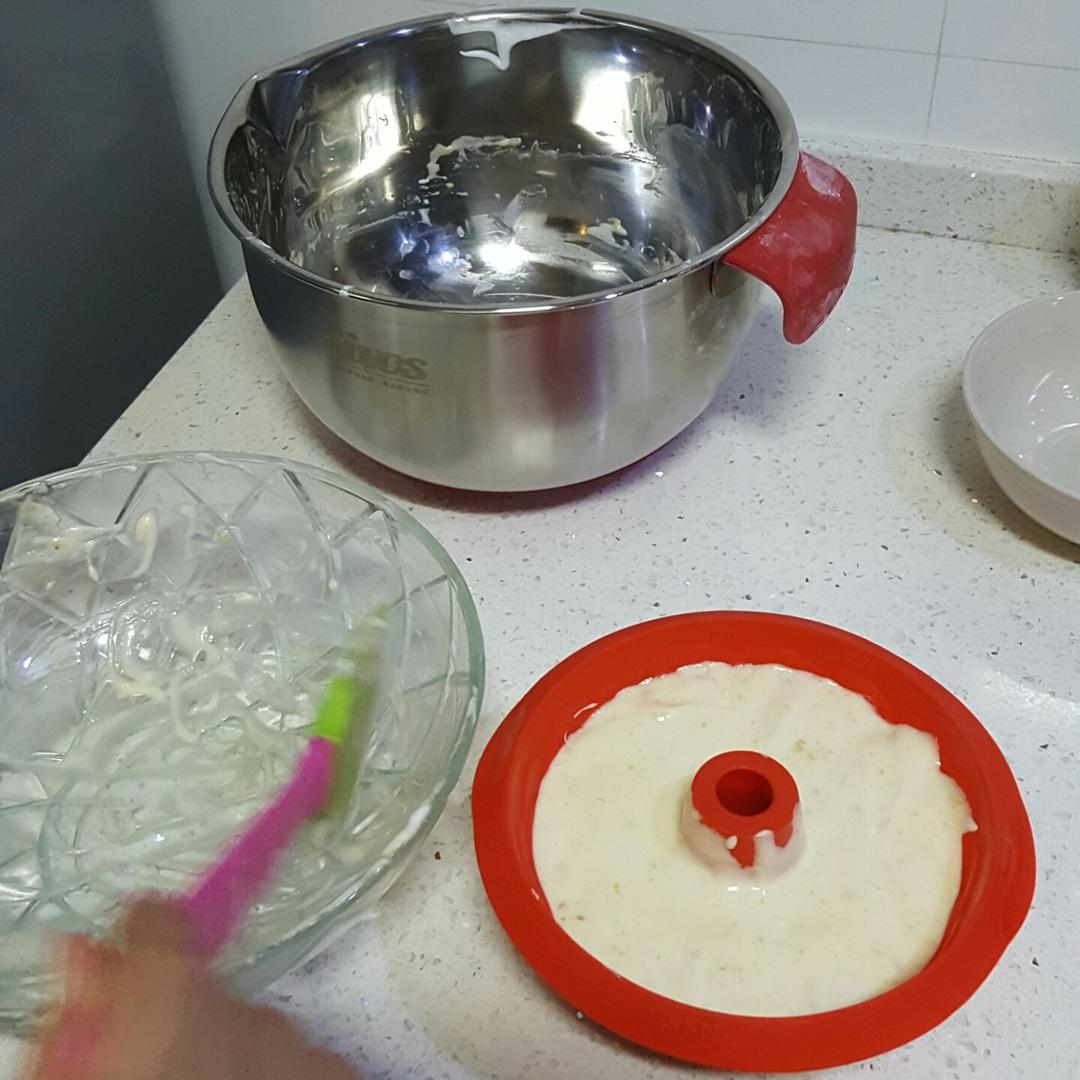 薄荷戚风蛋糕（2个乐葵4寸萨瓦林模）