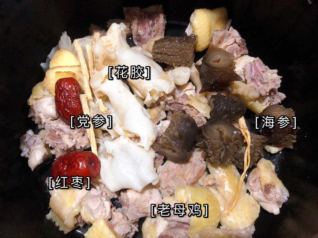 松茸花胶鸡汤