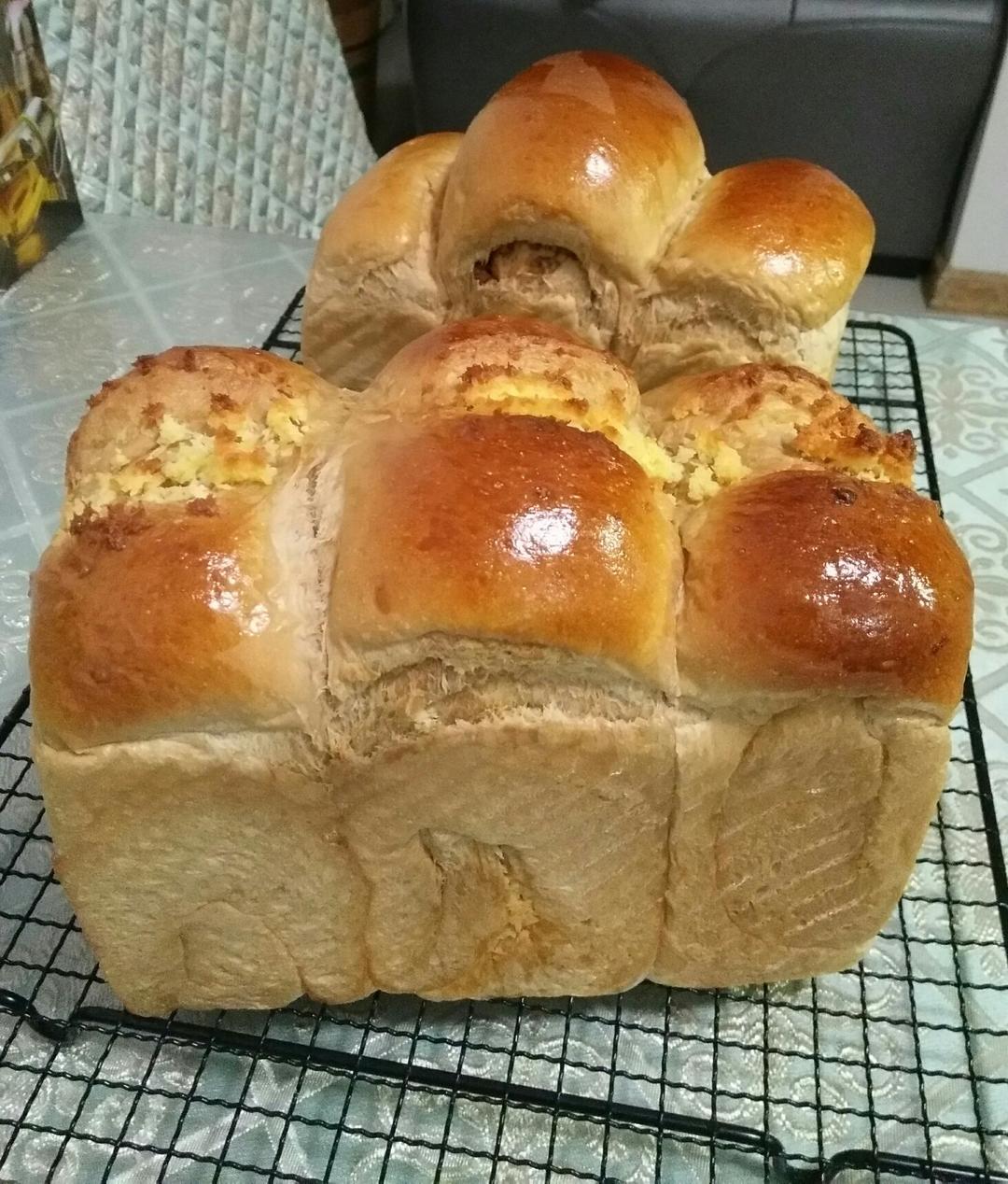 红糖馅的红糖吐司～舒可曼红糖试用报告