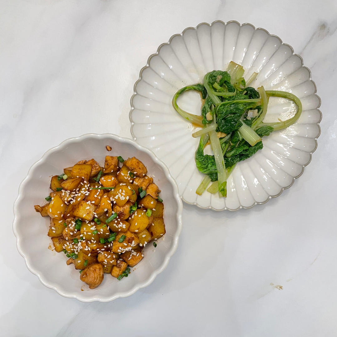 🔥比烧烤好吃的孜然鸡胸肉土豆丁‼️好吃