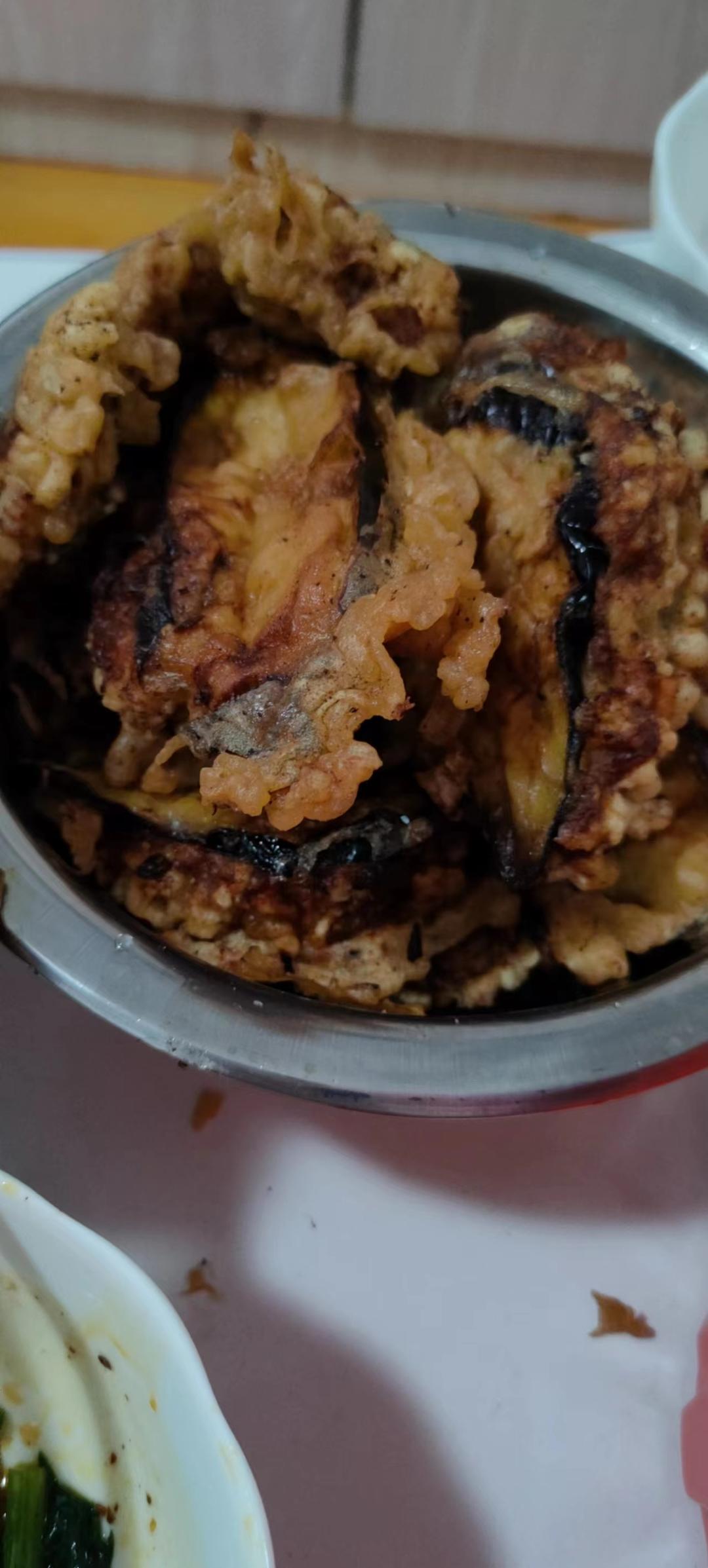 家常主食 炸茄盒 肉馅儿茄子