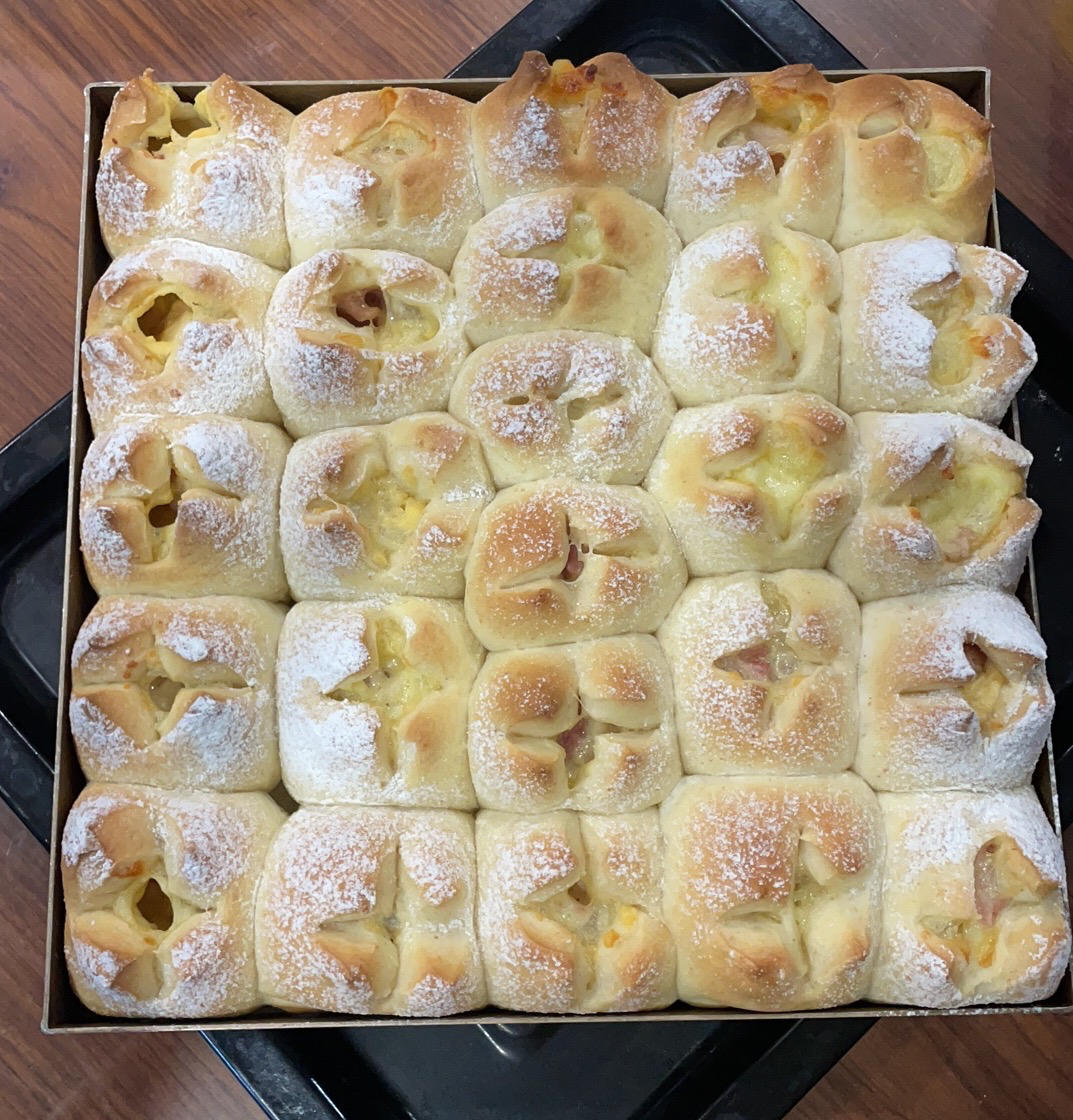 云朵牛奶小面包（无油低糖）❗️免揉面免手套膜❗️