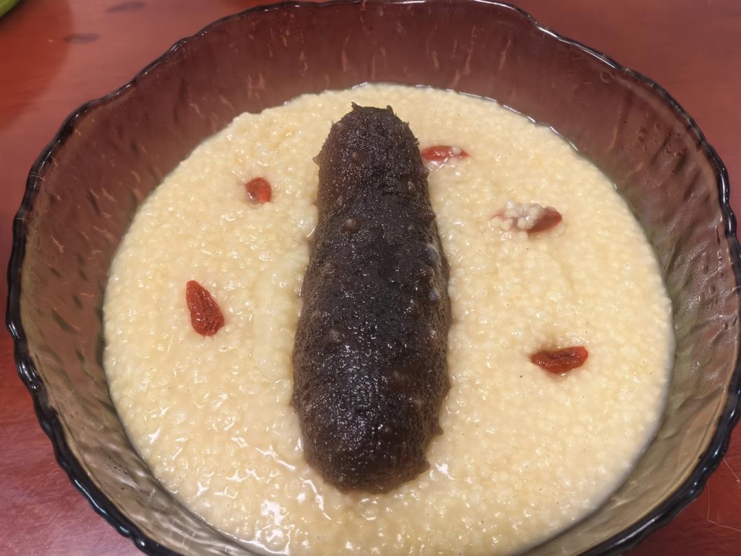 营养师推荐：海参小米粥