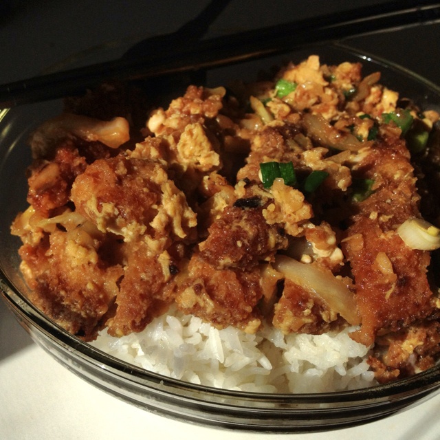 日式猪排盖饭