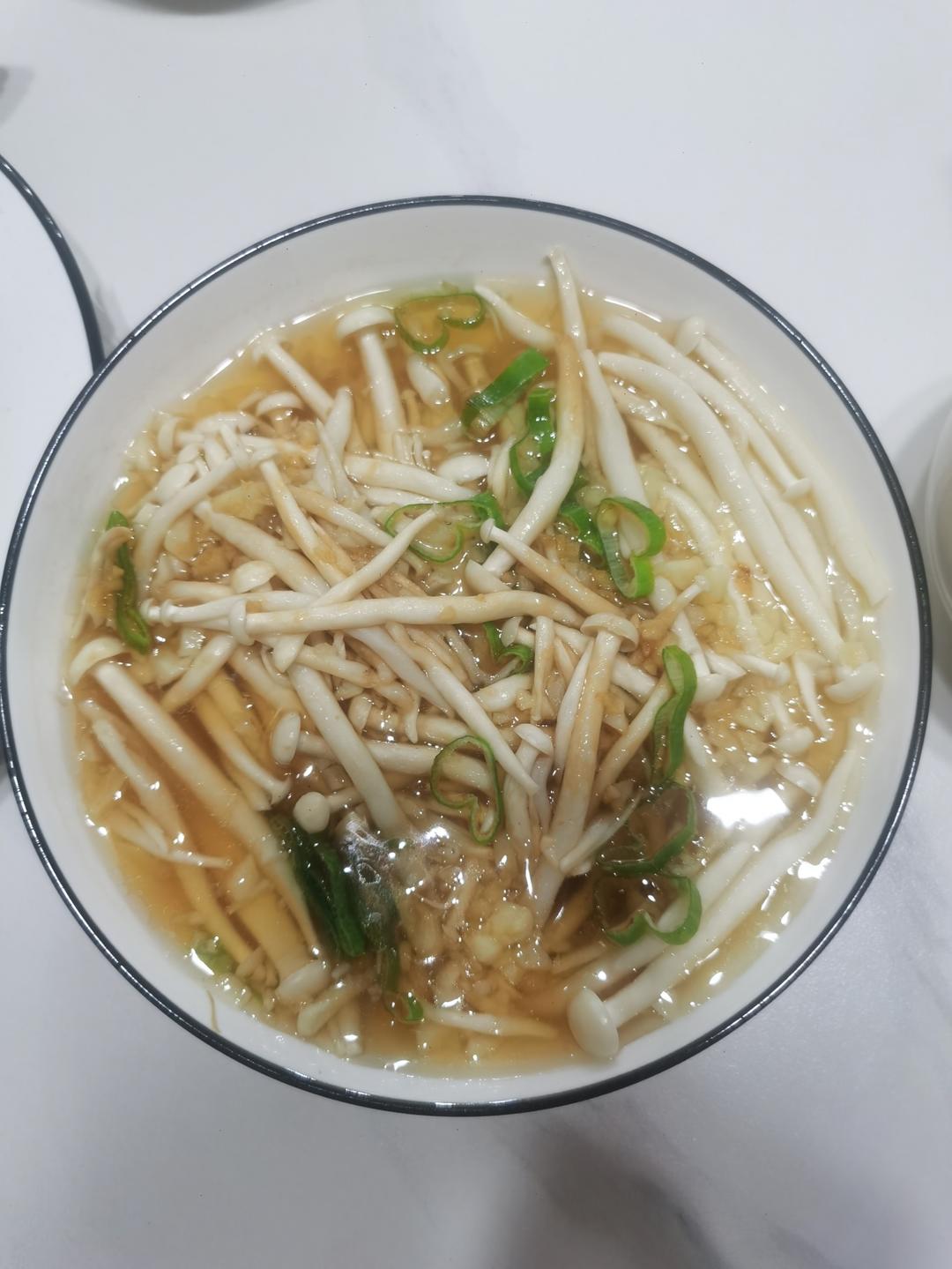 蒜蓉蒸金针菇