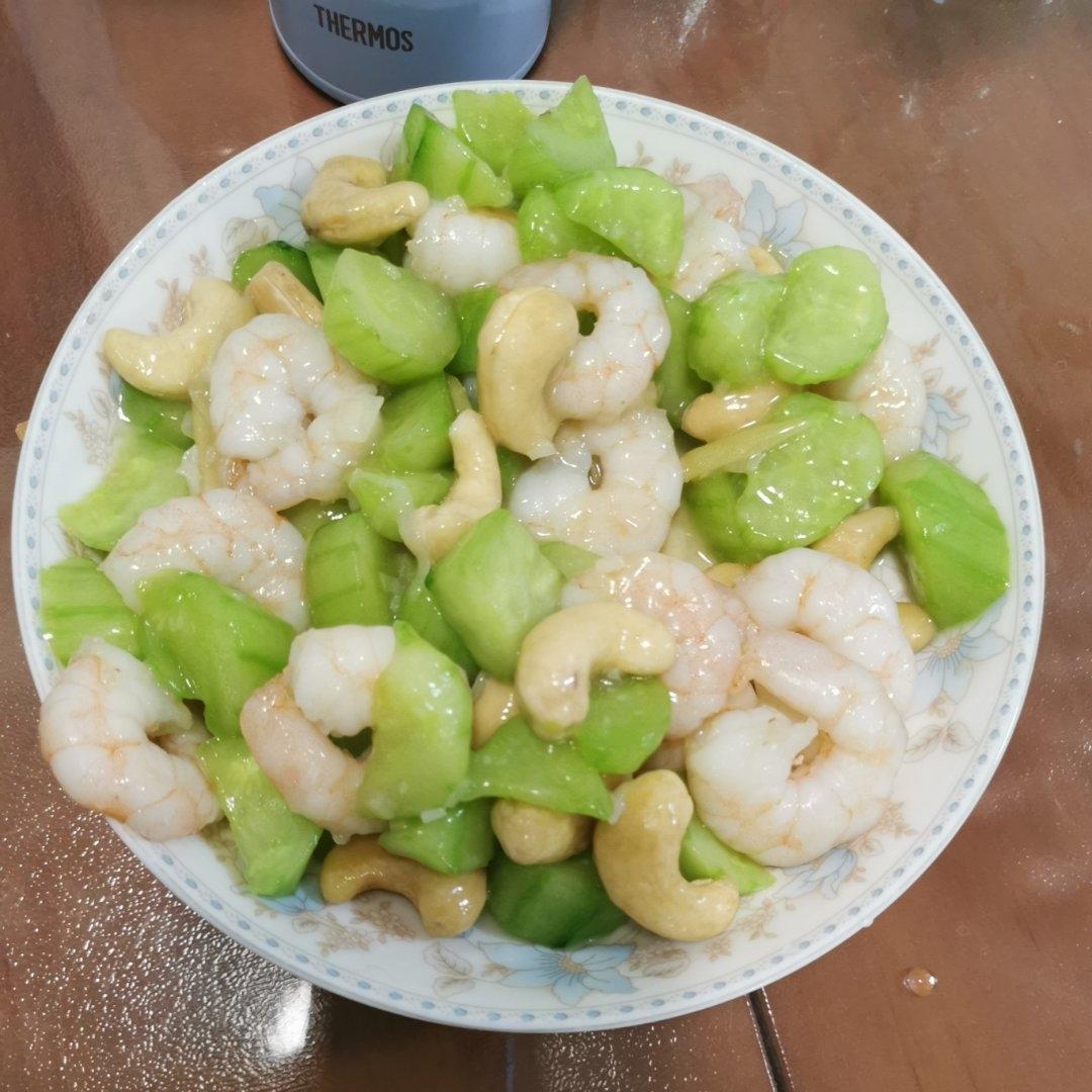 黄瓜炒虾仁