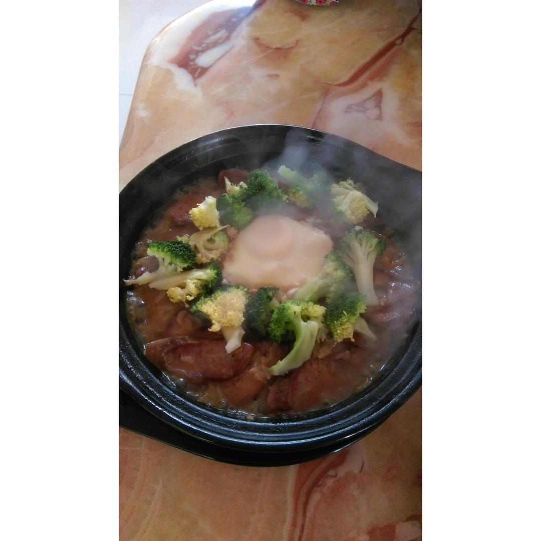腊肠煲仔饭
