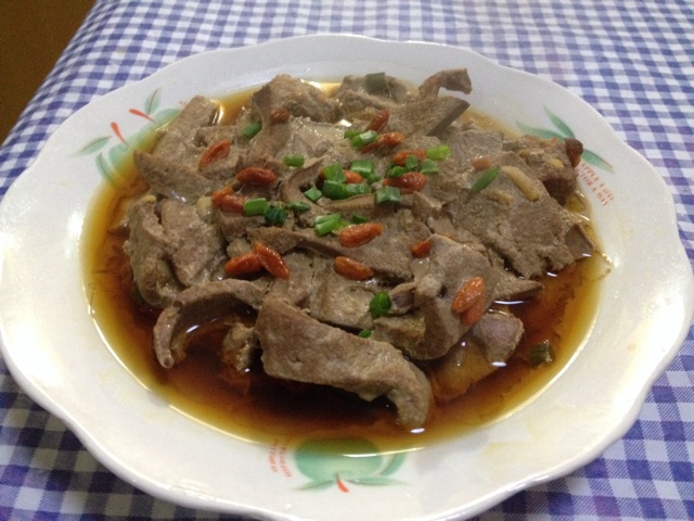枸杞蒸猪肝