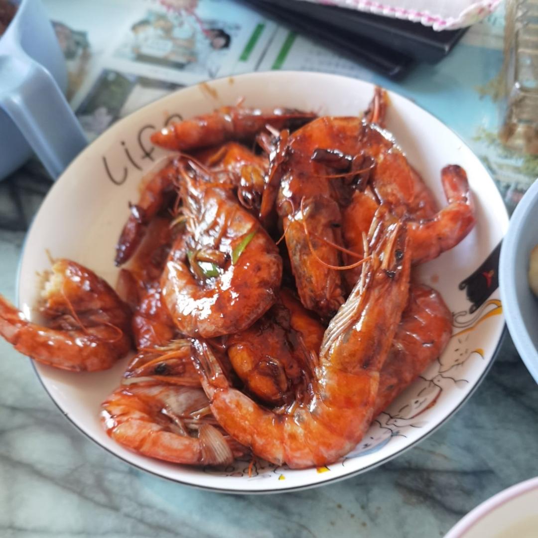 油焖大虾