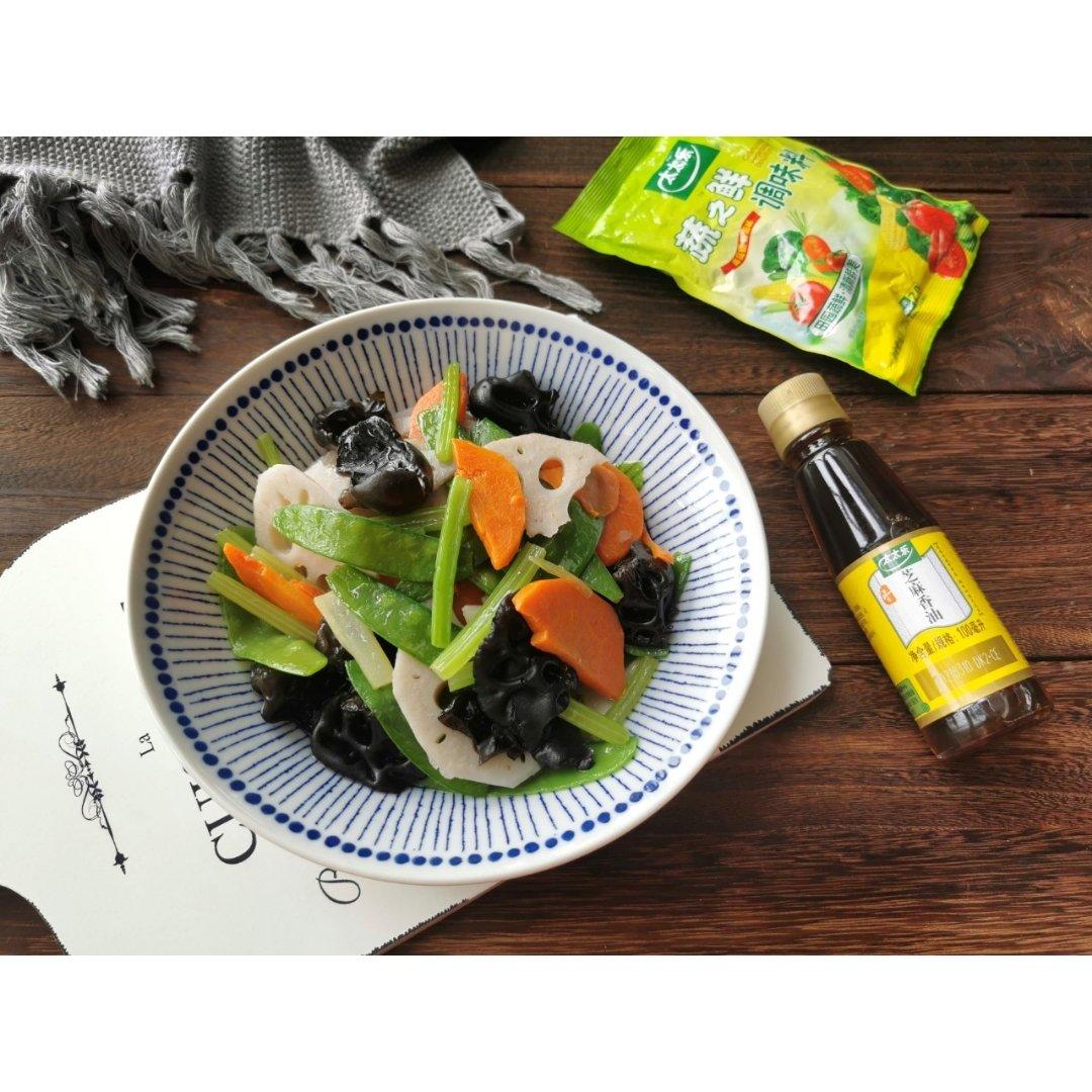 #爱妻菜谱 荷塘月色-素食小炒