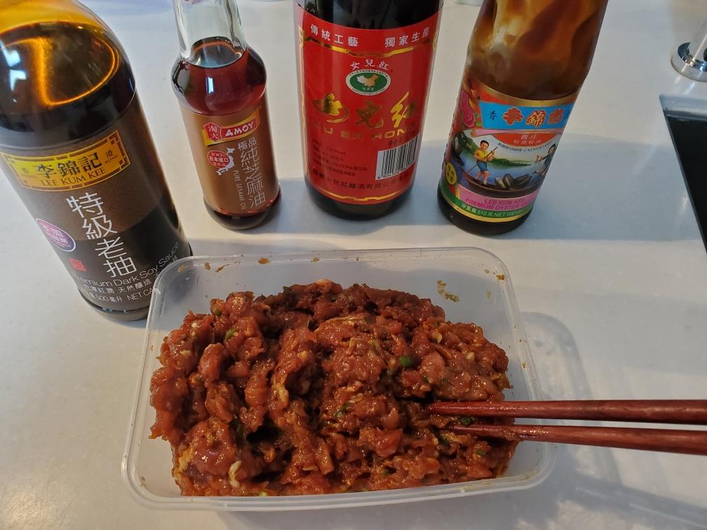 超容易鲜肉月饼（用现成酥皮）的做法 步骤1