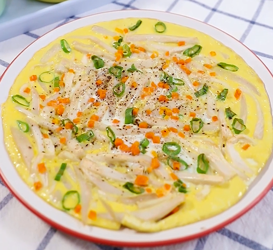 杏鲍菇蛋饼的做法
