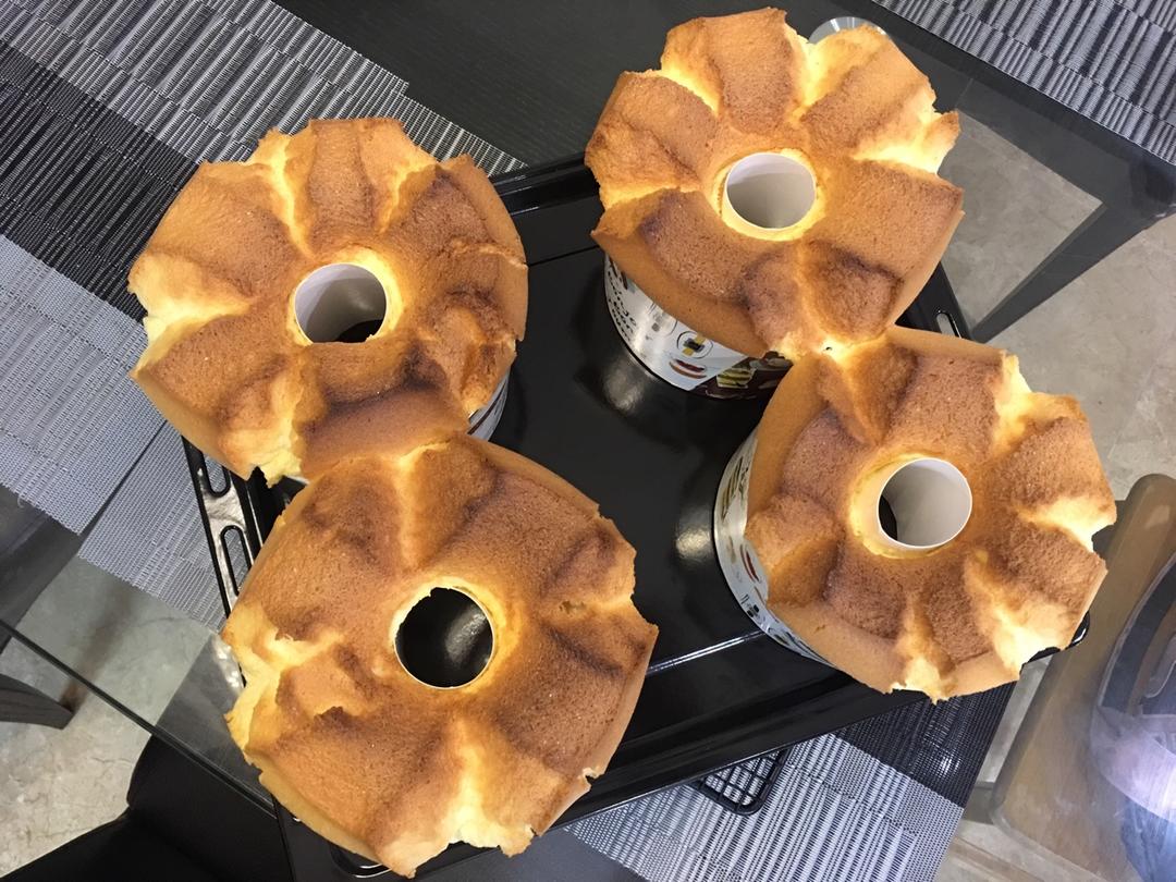 经典戚风——拜拜蛋糕（中空、圆模均可）