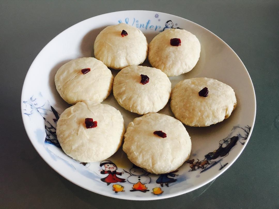 酥皮绿豆饼   酥得掉渣渣